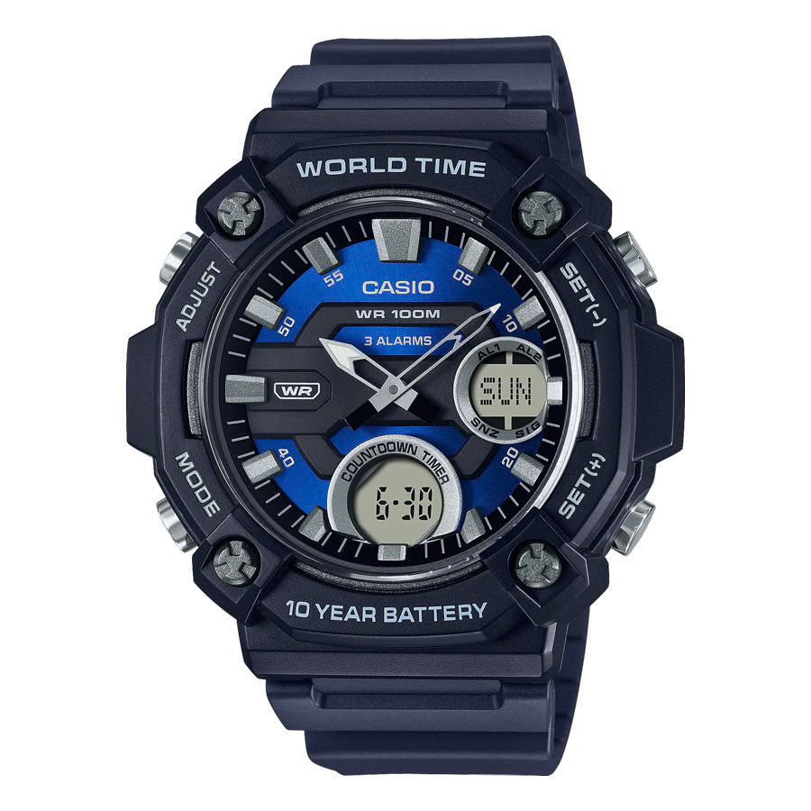 ĐỒNG HỒ NAM CASIO AEQ-120W-2AVDF CHÍNH HÃNG